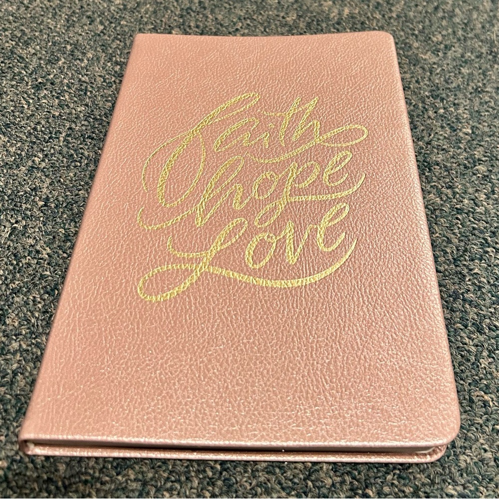 ‘Faith Hope Love' Journal with Scripture